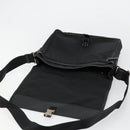PRADA Shoulder Bag Nylon Black Silver Auth 176173-16