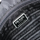 PRADA Shoulder Bag Nylon Black Silver Auth 176173-17