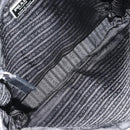 PRADA Shoulder Bag Nylon Black Silver Auth 176173-18