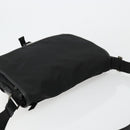 PRADA Shoulder Bag Nylon Black Silver Auth 176173-6