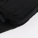 PRADA Body Bag Nylon Black Silver Auth 176176A-9