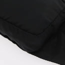 PRADA Body Bag Nylon Black Silver Auth 176176A-14