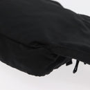 PRADA Body Bag Nylon Black Silver Auth 176176A-16