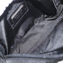 PRADA Body Bag Nylon Black Silver Auth 176176A-11