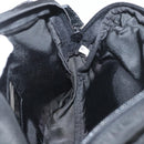 PRADA Body Bag Nylon Black Silver Auth 176176A-20