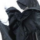 PRADA Body Bag Nylon Black Silver Auth 176176A-21