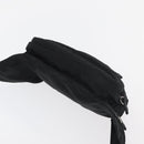 PRADA Body Bag Nylon Black Silver Auth 176176A-6