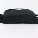 PRADA Body Bag Nylon Black Silver Auth 176176A-5