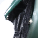 GUCCI Hand Bag Patent leather Green Silver 007 2046 2049 Auth 176177-15