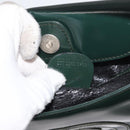 GUCCI Hand Bag Patent leather Green Silver 007 2046 2049 Auth 176177-19