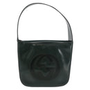 GUCCI Hand Bag Patent leather Green Silver 007 2046 2049 Auth 176177-2