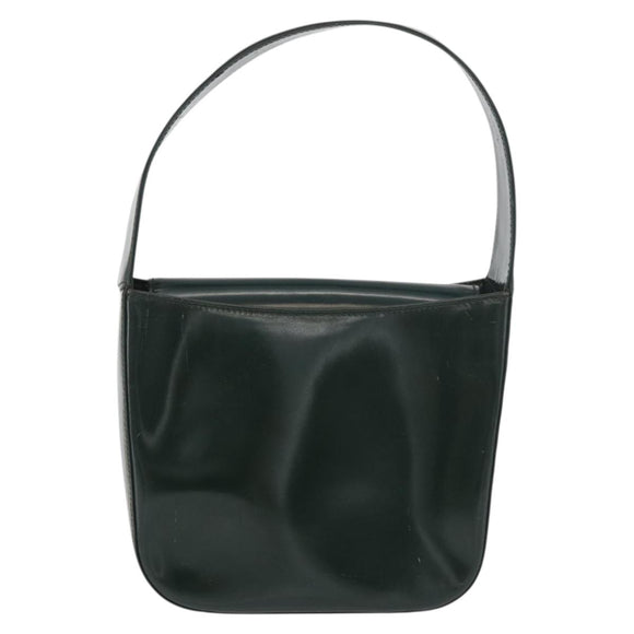 GUCCI Hand Bag Patent leather Green Silver 007 2046 2049 Auth 176177