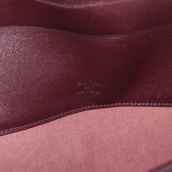 LOUIS VUITTON Taiga Serviette Kourad Business Bag Acajou M30076 LV Auth 176179