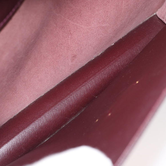LOUIS VUITTON Taiga Serviette Kourad Business Bag Acajou M30076 LV Auth 176179