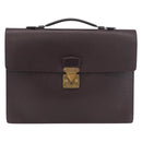 LOUIS VUITTON Taiga Serviette Kourad Business Bag Acajou M30076 LV Auth 176179-13