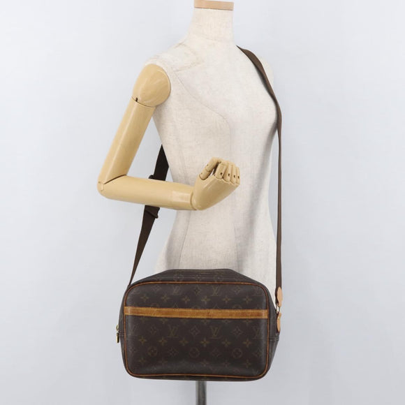 LOUIS VUITTON Monogram Reporter PM Shoulder Bag M45254 LV Auth 176181A