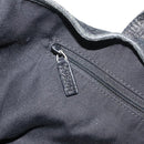 GUCCI GG Canvas Web Sherry Line Pretty Tote Bag Black Gold 163805 Auth 176182-20