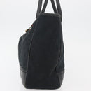 GUCCI GG Canvas Web Sherry Line Pretty Tote Bag Black Gold 163805 Auth 176182-4