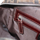 FENDI Zucca Canvas Hand Bag Brown Black Auth 176183-20