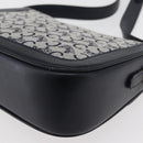 CELINE C Sulky Shoulder Bag Canvas Navy Gold Auth 176184A-16