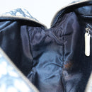 Christian Dior Trotter Canvas Shoulder Bag PVC Navy Silver Auth 176185-19