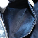 Christian Dior Trotter Canvas Shoulder Bag PVC Navy Silver Auth 176185-21