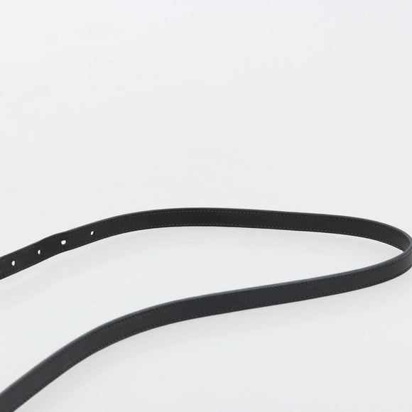 PRADA Shoulder Bag Nylon Black Gold Auth 176186A