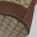 GUCCI GG Supreme Web Sherry Line Bag PVC Beige Gold 001 41 0850 Auth 176189-17