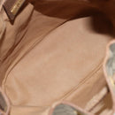 GUCCI GG Supreme Web Sherry Line Bag PVC Beige Gold 001 41 0850 Auth 176189-11