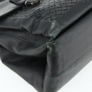 BOTTEGA VENETA INTRECCIATO Business Bag Leather Black 155172 Auth 176192-9