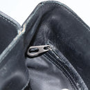 BOTTEGA VENETA INTRECCIATO Business Bag Leather Black 155172 Auth 176192-21