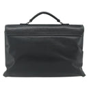 BOTTEGA VENETA INTRECCIATO Business Bag Leather Black 155172 Auth 176192-2