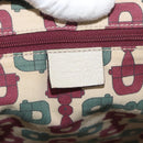 GUCCI GG Canvas Guccissima Princess Bag Leather Ivory Gold 163805 Auth 176193-15