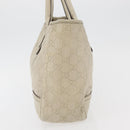 GUCCI GG Canvas Guccissima Princess Bag Leather Ivory Gold 163805 Auth 176193-4