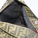 FENDI Zucca Canvas Handtasche Braun Schwarz Auth 176194-19