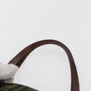 FENDI Zucca Canvas Handtasche Braun Schwarz Auth 176194-8
