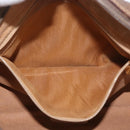 GUCCI GG Supreme Web Sherry Line Bag PVC Beige Gold 001 113 6472 Auth 176195-24