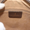 GUCCI GG Supreme Web Sherry Line Bag PVC Beige Red 68 02 005 Auth 176196-21