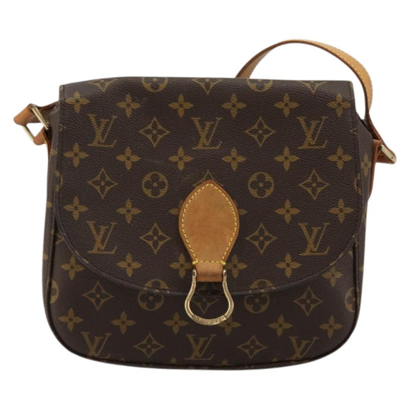 LOUIS VUITTON Monogram Saint Cloud GM Shoulder Bag M51242 LV Auth 176204