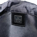 FENDI Zucca Canvas Tote Bag Nylon Black Silver Auth 176210-17