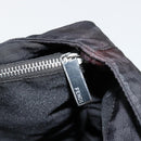 FENDI Zucca Canvas Tote Bag Nylon Black Silver Auth 176210-20