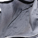 FENDI Zucca Canvas Tote Bag Nylon Black Silver Auth 176210-21