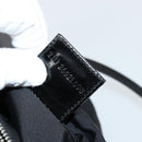 FENDI Zucca Canvas Tote Bag Nylon Black Silver Auth 176210-12