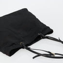 FENDI Zucca Canvas Tote Bag Nylon Black Silver Auth 176210-6