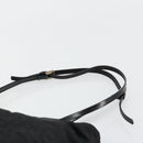 FENDI Zucca Canvas Tote Bag Nylon Black Silver Auth 176210-8