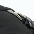 PRADA Shoulder Bag Nylon Black Silver Auth 176211-9