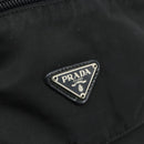 PRADA Shoulder Bag Nylon Black Silver Auth 176211-19