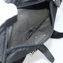 PRADA Shoulder Bag Nylon Black Silver Auth 176211-11