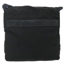 PRADA Shoulder Bag Nylon Black Silver Auth 176211-2