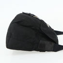 PRADA Shoulder Bag Nylon Black Silver Auth 176211-4